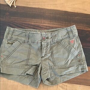 American Eagle Outfitters Olive Green Women Shorts